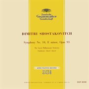 Shostakovich: Symphony No. 10 [Karel Ančerl Edition, Vol. 8] : Symphony No. 10 [Karel Ančerl Edition, Vol. 8] cover image