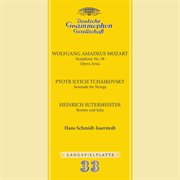 Mozart : Symphony No. 38 'Prague'; Tchaikovsky. Serenade for String Orchestra; Stutermeister. Rome cover image