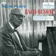 Egon Petri plays Bach cover image