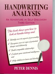 Handwriting analysis: an adventure in self-discovery cover image