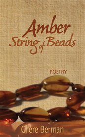 Amber string of beads. Poetry cover image