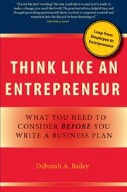 Think like an entrepreneur: transforming your career and taking charge of your life cover image