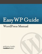 Easy WP guide WordPress manual cover image