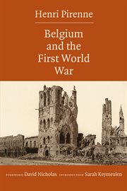Belgium and the First World War cover image
