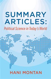 Summary articles: political science in today's world cover image