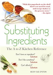 Substituting ingredients cover image