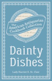 Dainty dishes : receipts cover image