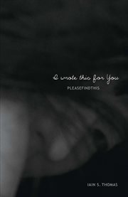 I wrote this for you cover image