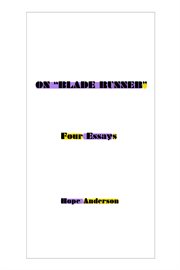 On "blade runner". Four Essays cover image