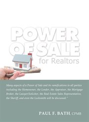 Power of sale for realtors cover image