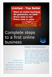 Complete steps to a first online business modern entrepreneurs cover image
