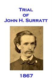 Trial of john h. surratt cover image