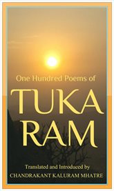One hundred poems of tukaram cover image