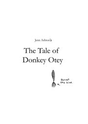 The tale of donkey otey cover image