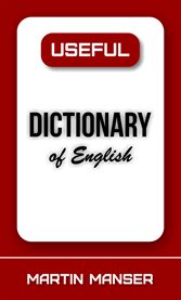 Useful dictionary of english cover image