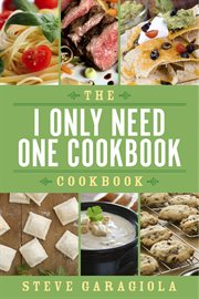 The i only need one cookbook cover image