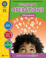 Number & Operations - Task Sheets Gr. 3-5 cover image