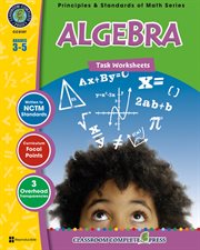 Algebra - Task Sheets Gr. 3-5 cover image