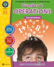 Number & Operations - Task Sheets Gr. 6-8 cover image