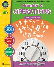 Number & Operations - Drill Sheets Gr. PK-2 cover image