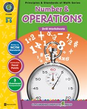 Number & Operations - Drill Sheets Gr. 3-5 cover image