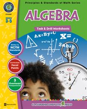 Algebra - Task & Drill Sheets Gr. 3-5 cover image