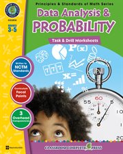 Data Analysis & Probability - Task & Drill Sheets Gr. 3-5 cover image