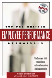 199 pre-written employee performance appraisals the complete guide to successful employee evaluations and documentation cover image