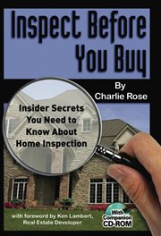 Inspect before you buy insider secrets you need to know about home inspection cover image