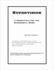 Supervision. 7 Essentials for the Successful Boss cover image