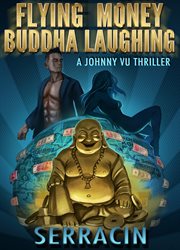 Flying money buddha laughing cover image