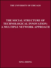 The social structure of technological innovation: a multiple network approach cover image