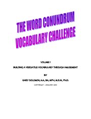 The word conundrum vocabulary challenge. Building a Versatile Vocabulary Through Amusement cover image