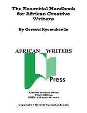 The essential handbook for African creative writers cover image