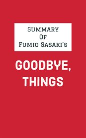 Summary of fumio sasaki's goodbye, things cover image