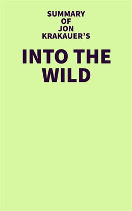 Into the Wild [Idioma Inglés] - Krakauer, Jon: 9780307387172 - IberLibro