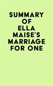 Summary of ella maise's marriage for one cover image