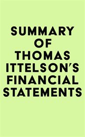 Summary of thomas ittelson's financial statements cover image