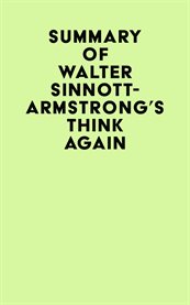 Summary of walter sinnott-armstrong's think again cover image