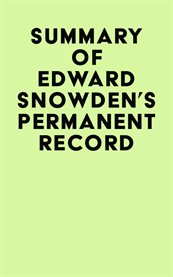 Summary of edward snowden's permanent record cover image