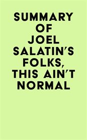 Summary of joel salatin's folks, this ain't normal cover image