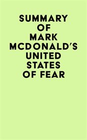 Summary of Mark Mcdonald's United States of Fear cover image