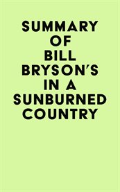 Summary of bill bryson's in a sunburned country cover image