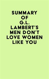 Summary of g.l. lambert's men don't love women like you cover image