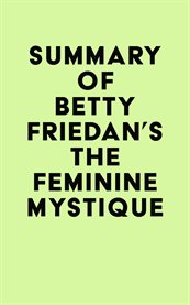 Summary of betty friedan's the feminine mystique cover image