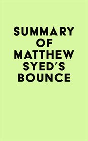Summary of matthew syed's bounce cover image