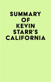 Summary of kevin starr's california cover image