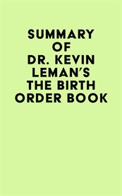 Summary of dr. kevin leman's the birth order book cover image