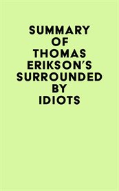Summary of thomas erikson's surrounded by idiots cover image