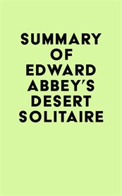 Summary of edward abbey's desert solitaire cover image
